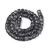 Crackle Transparent Glass Beads Strands GLAA-N069-03A-01-2