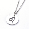 Non-Tarnish 304 Stainless Steel Pendant Necklaces NJEW-E147-04P-1