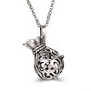 Alloy Cage Pendant Necklaces MF5762-7-1