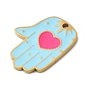 304 Stainless Steel Enamel Pendants STAS-Z179-15G-2