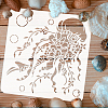 PET Hollow Out Drawing Painting Stencils DIY-WH0391-0136-3