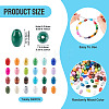 300Pcs Spray Painted Schima Wood Beads WOOD-TA0002-83A-4