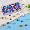 90Pcs 9 Styles Resin European Beads RPDL-TA0001-13-6