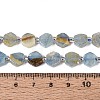 Natural Blue Calcite Beads Strands G-P534-A24-02-5