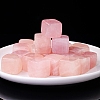 100g Cube Natural Rose Quartz Beads PW-WG41404-03-1