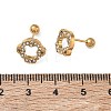 304 Stainless Steel Crystal Rhinestone Animal Cartilage Earrings SA-CBA1F7E-01G-03-2