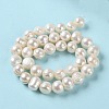 Natural Cultured Freshwater Pearl Beads Strands PEAR-E018-09-3