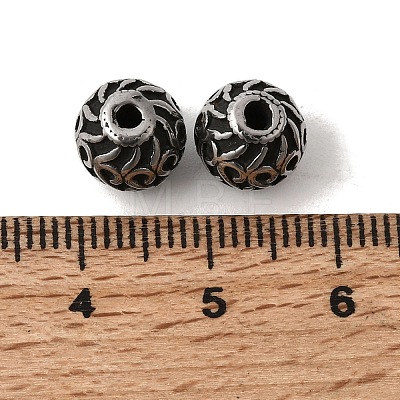 304 Stainless Steel Beads STAS-K255-20E-AS-1