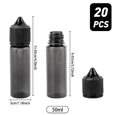 BENECREAT Plastic Squeeze Bottles AJEW-BC0001-33B-1