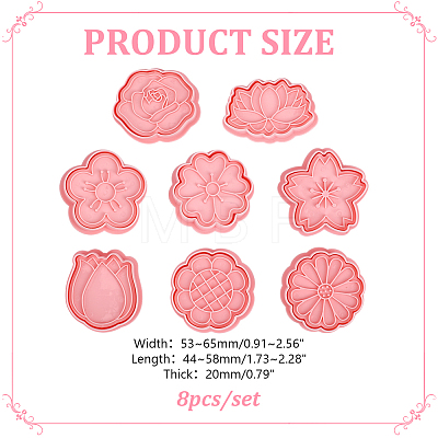 Valentine's Day PP Plastic Cookie Cutters DIY-HY0003-56A-1
