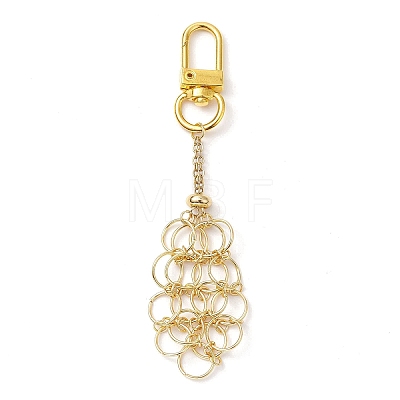 304 Stainless Steel Empty Stone Holder Chain Pouch Pendant Decorations HJEW-JM01884-02-1