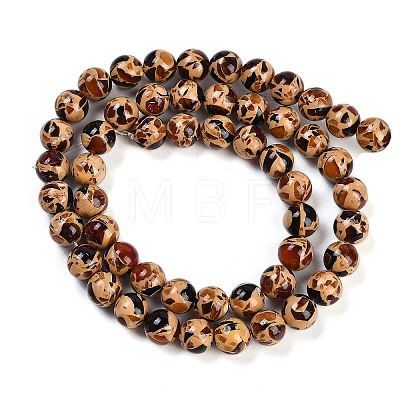 Sythetic Amber Beads Strands G-M199-02H-1