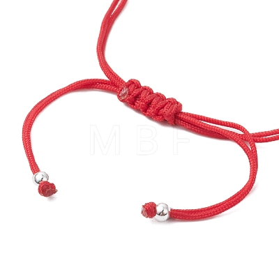 Nylon Braided Bead Bracelets for Women Men BJEW-JB11312-02-1