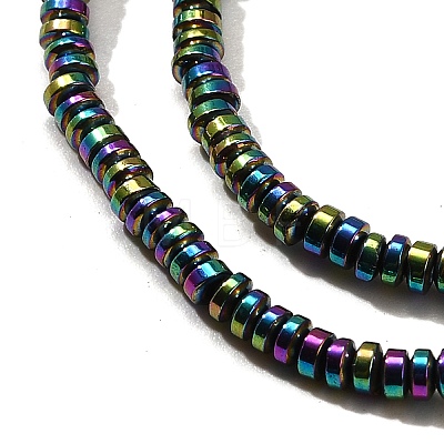 Electroplated Synthetic Non-magnetic Hematite Beads Strands G-L613-G01-01A-1