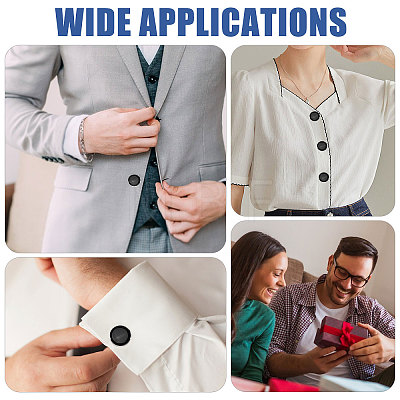 Zinc Alloy Enamel Cufflinks BUTT-GL0001-10-1