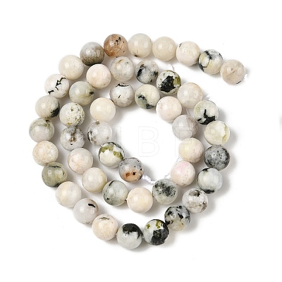 Natural Rainbow Moonstone Beads Strands G-H093-B01-8MM-1