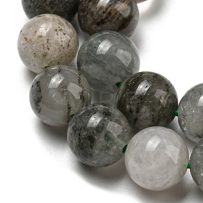 Natural Lodolite Quartz Beads Strands G-R494-A15-03-1