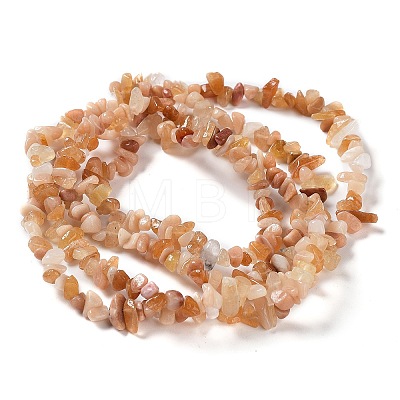 Natural Pink Aventurine Beads Strands X-G-E607-A13-1