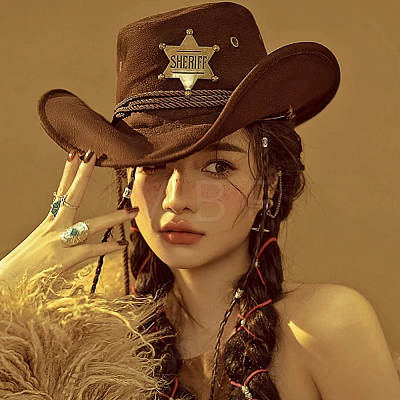Cosplay Western Cowboy Accessories Sets AJEW-FG0003-10-1