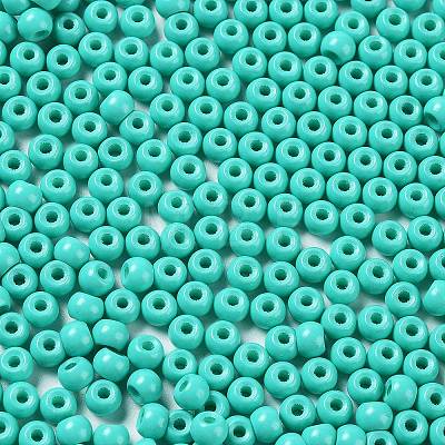 Baking Paint Glass Seed Beads SEED-H002-I-B507-1