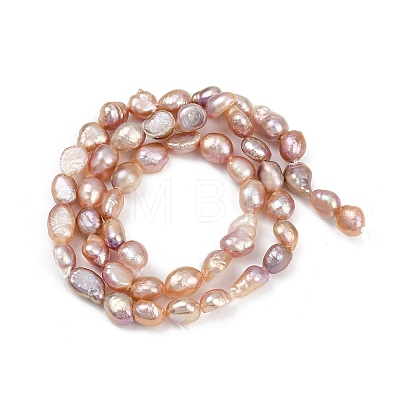 Natural Cultured Freshwater Pearl Beads Strands PEAR-P064-20H-01D-1