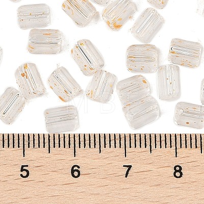 Transparent Spray Painted Glass Seed Beads SEED-L011-10A-05-1