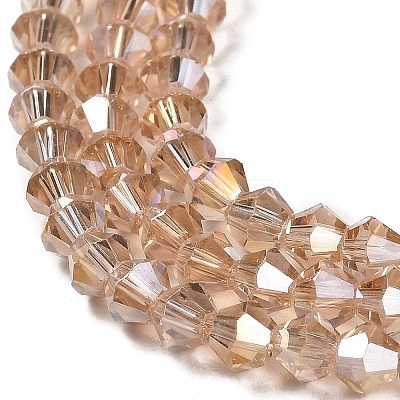 Transparent Electroplate Glass Beads Strands LS-GLAA-F029-2mm-A12-1