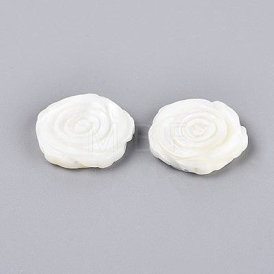Natural Trochus Shell Carved Beads SHEL-Q028-11-1