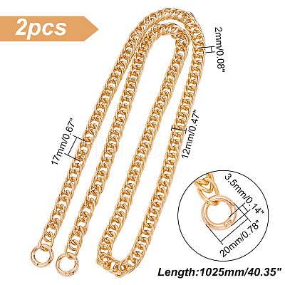 Curb Chain Bag Handles PURS-WH0001-47A-1