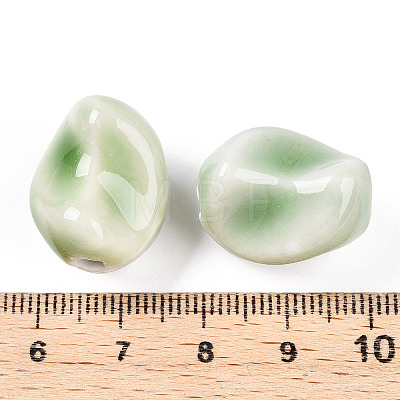 Handmade Porcelain Beads PORC-N008-06H-1