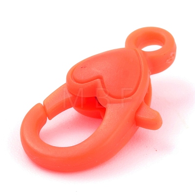 Plastic Lobster Claw Clasps PALLOY-F017-01I-1