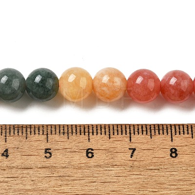 Dyed Natural Malaysia Jade Beads Strands G-G021-02B-21-1