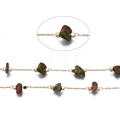 Brass Paperclip Chains CHC-N018-101-03-1