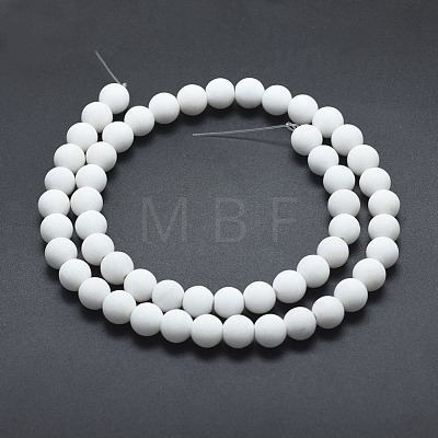 Natural Mashan Jade Beads Strands G-K245-01J-4mm-1