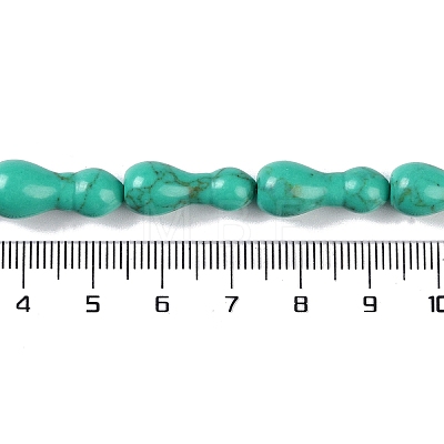 Synthetic Turquoise Beads Strands G-K362-G02-01-1