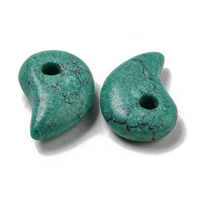 Dyed Synthetic Turquoise Beads G-G075-12B-1