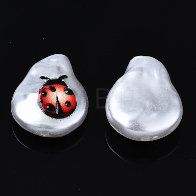 3D Printed ABS Plastic Imitation Pearl Beads KY-S163-421-1