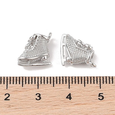 Brass Micro Pave Cubic Zirconia Pendants KK-Q816-26P-1