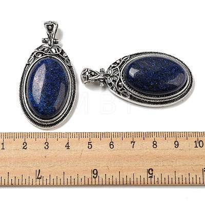 Natural Lapis Lazuli Big Pendants G-Z050-10C-1