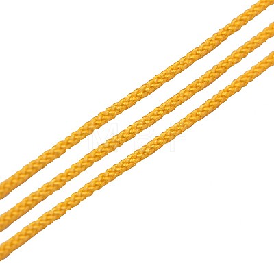 Eco-Friendly Dyed Round Nylon Cotton Braided Cords Threads OCOR-L001-821-308-1
