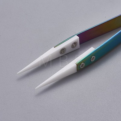 Stainless Steel Beading Tweezers TOOL-F006-13A-1
