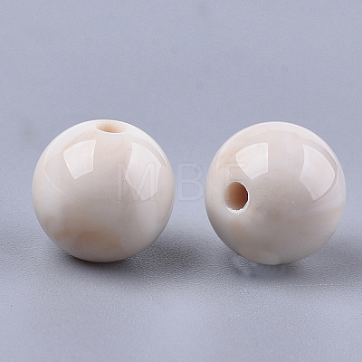 Acrylic Beads X-OACR-S029-060C-04-1