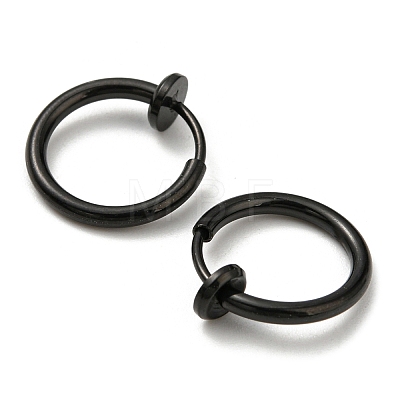 304 Stainless Steel Clip-on Earrings EJEW-P232-01EB-1