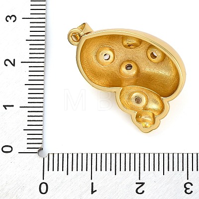 Brass Micro Pave Cubic Zirconia Pendants KK-K339-11G-01-1