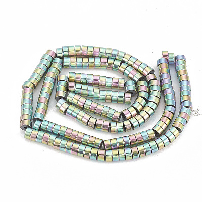 Electroplate Non-magnetic Synthetic Hematite Beads Strands G-T061-141C-1