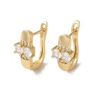 Brass Hoop Earrings EJEW-L271-13KCG-06-1