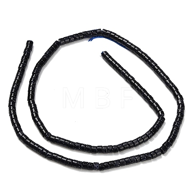 Synthetic Blue Goldstone Beads Strands G-P608-A02-01-1