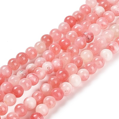 Natural Yellow Jade Beads Strands G-B128-A01-01-1