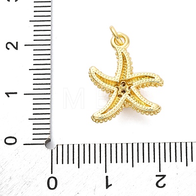 Brass Micro Pave Cubic Zirconia Pendants KK-S510-47G-02-1