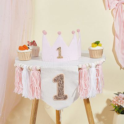 Polyester Braided Tassel Banners HJEW-WH0039-48B-1